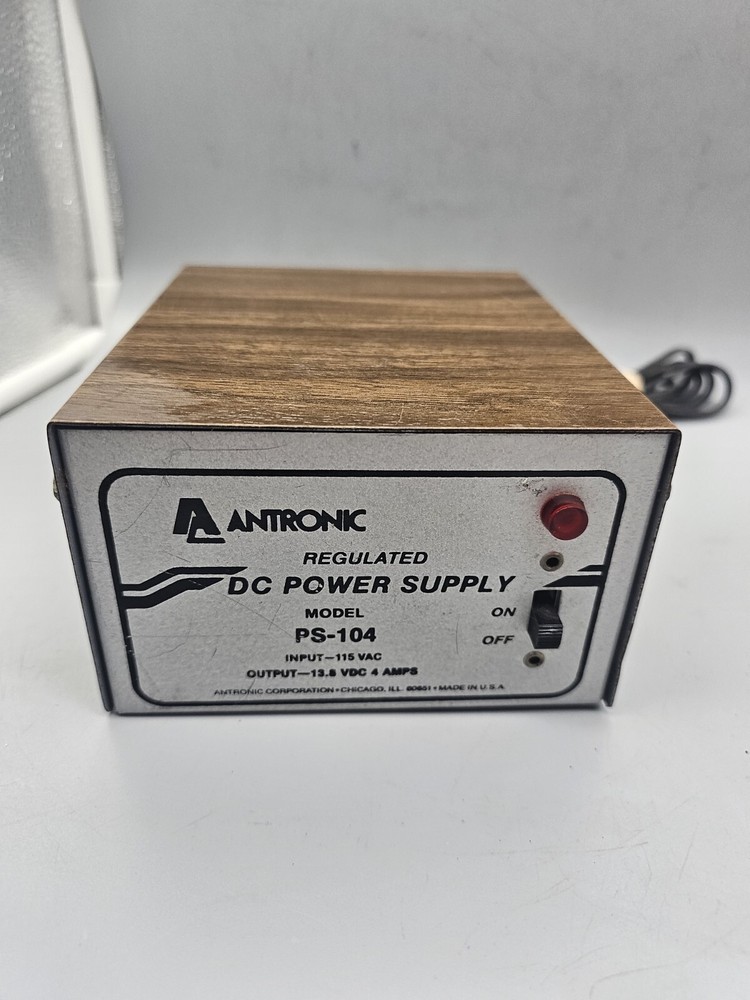 ANTRONIC PS 104 DC Power Supply Untested Vintage Model Train