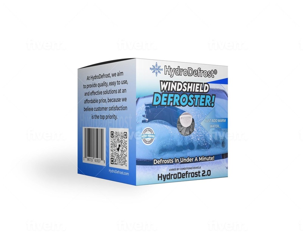 HydroDefrost 2.0 Windshield Defroster & Ice Remover | Fast De-Icing & Defrost