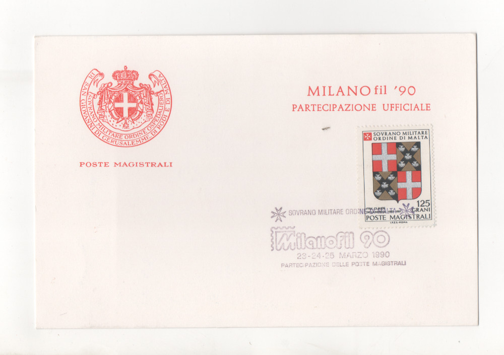 SMOM - 1990 - MILANOPHIL - PARTICIPATION