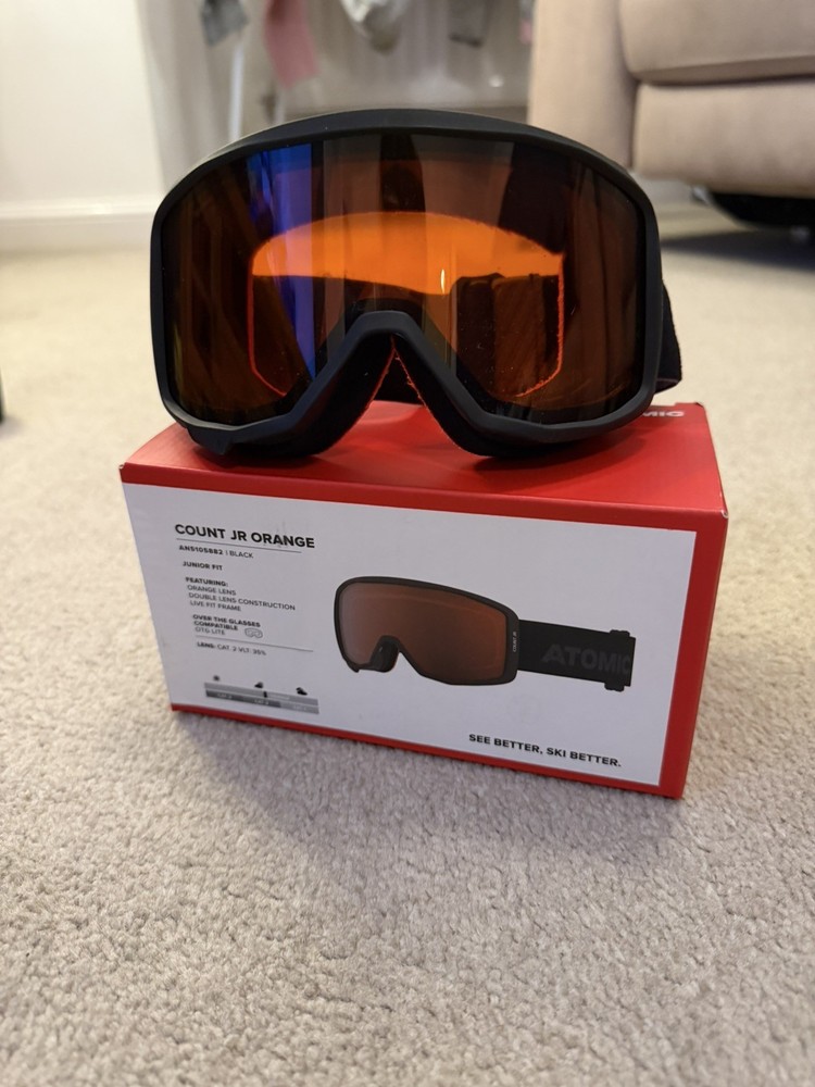 Atomic Count Junior Ski Goggles - black