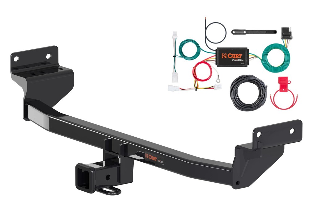 Curt Class 3 Trailer Hitch 2in Receiver And Wiring Harness Kit 13329-56376
