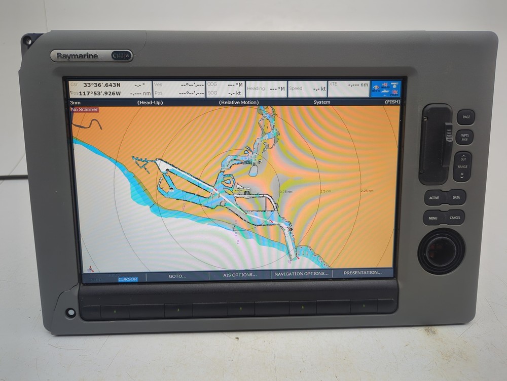 Raymarine C140W E62115 Touchscreen 14.1" FishFinder Radar GPS Chartplotter MFD