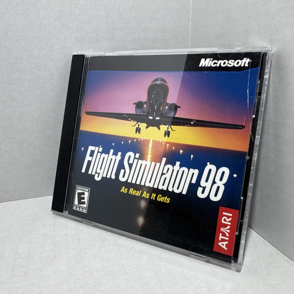 Microsoft Flight Simulator 98 Game Complete PC CD ROM