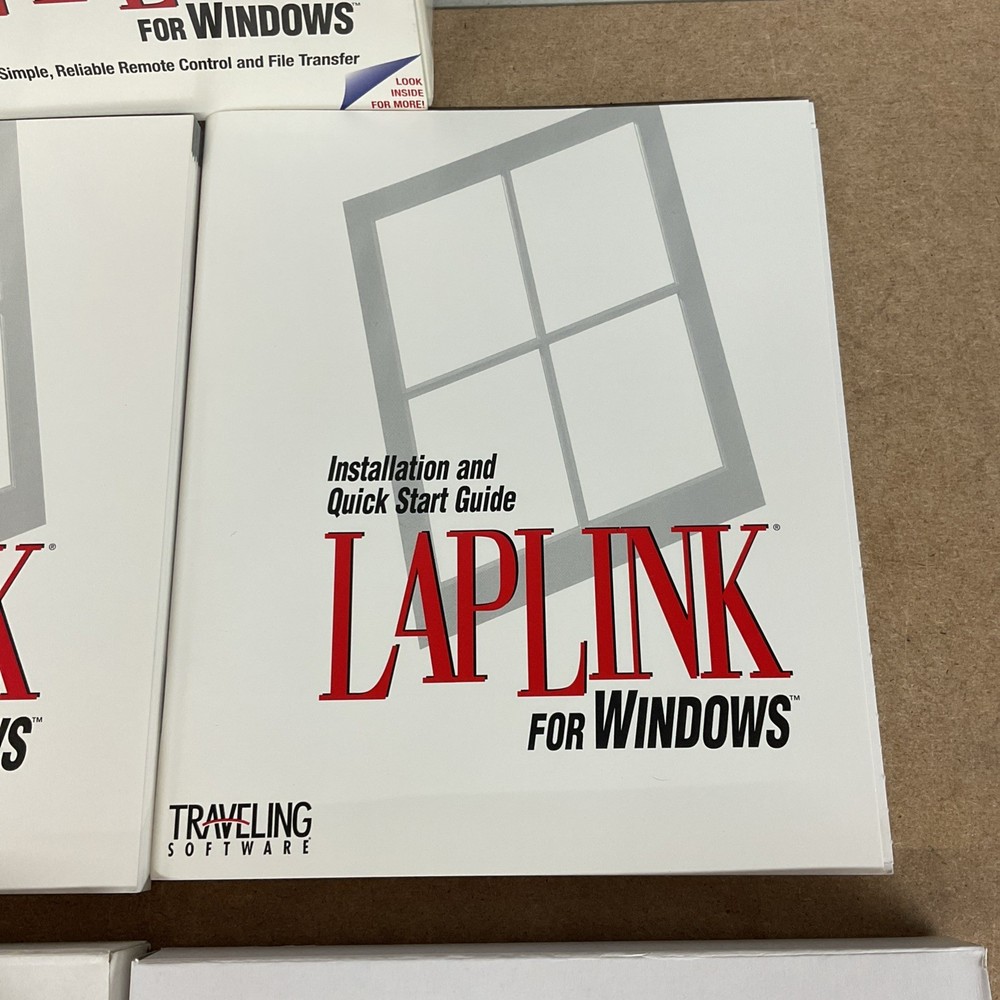 Traveling Software Laplink Version 6.0 For Windows 95 3.1 Vintage Computing