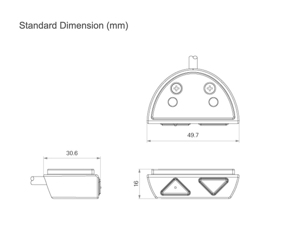 TiMotion TH37 Smart Desk 2 Button Electric Linear Actuator Hand Control Module