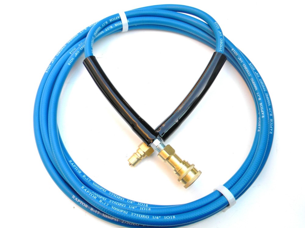 carpet cleaning quality solution hose W/QD 15ft