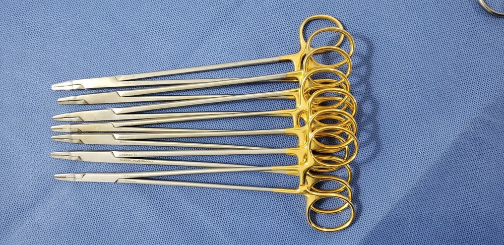 Codman 36-3003 Surgical Classic PLUS RYDER Needle Holder 8" Carbide Jaws