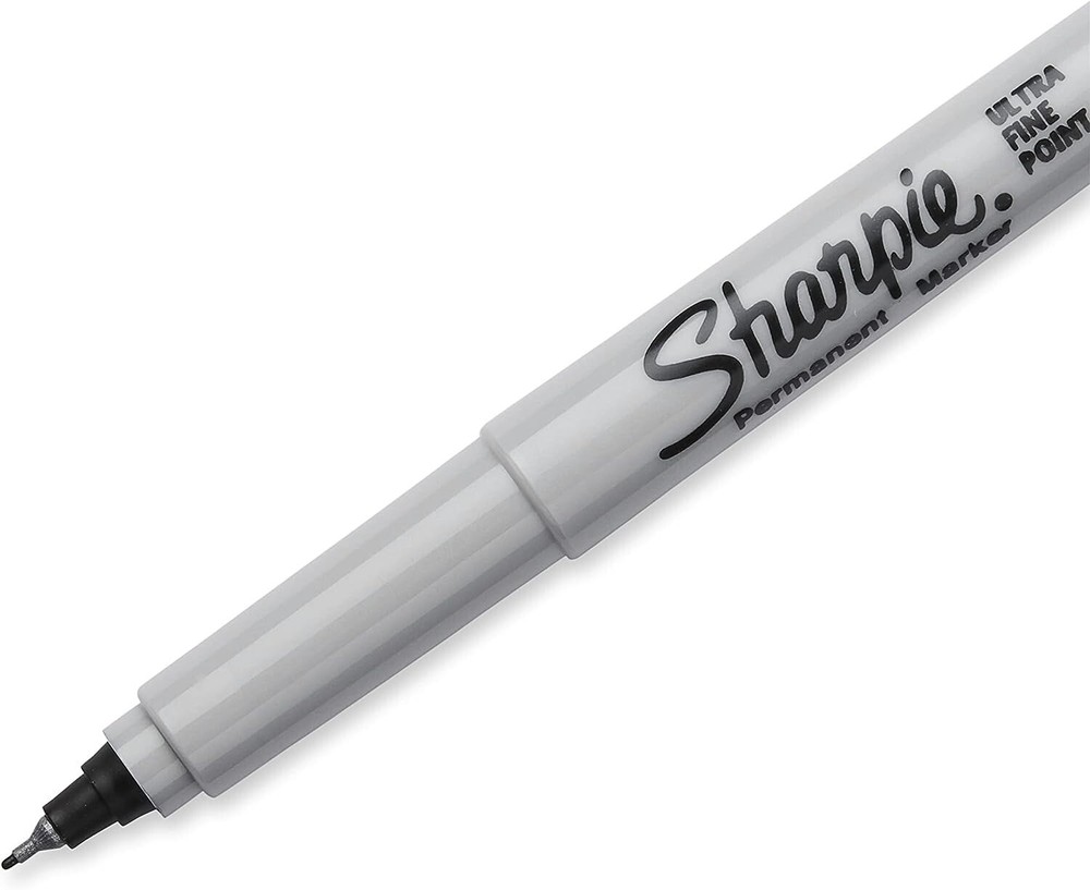 Permanent Markers, Ultra Fine Point, Black, Count Includes 12 black Sharpie