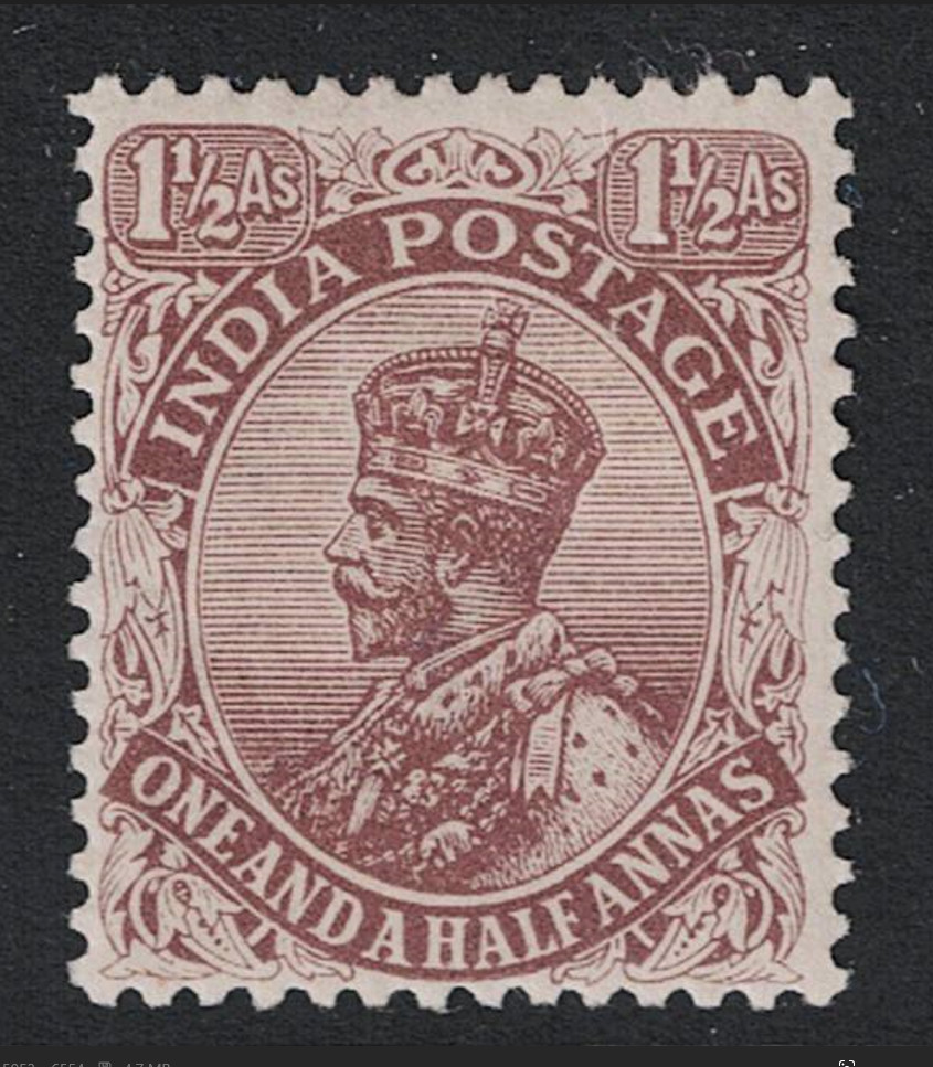 India SG# 165 Mint Hinged / Light Hinged - S28047