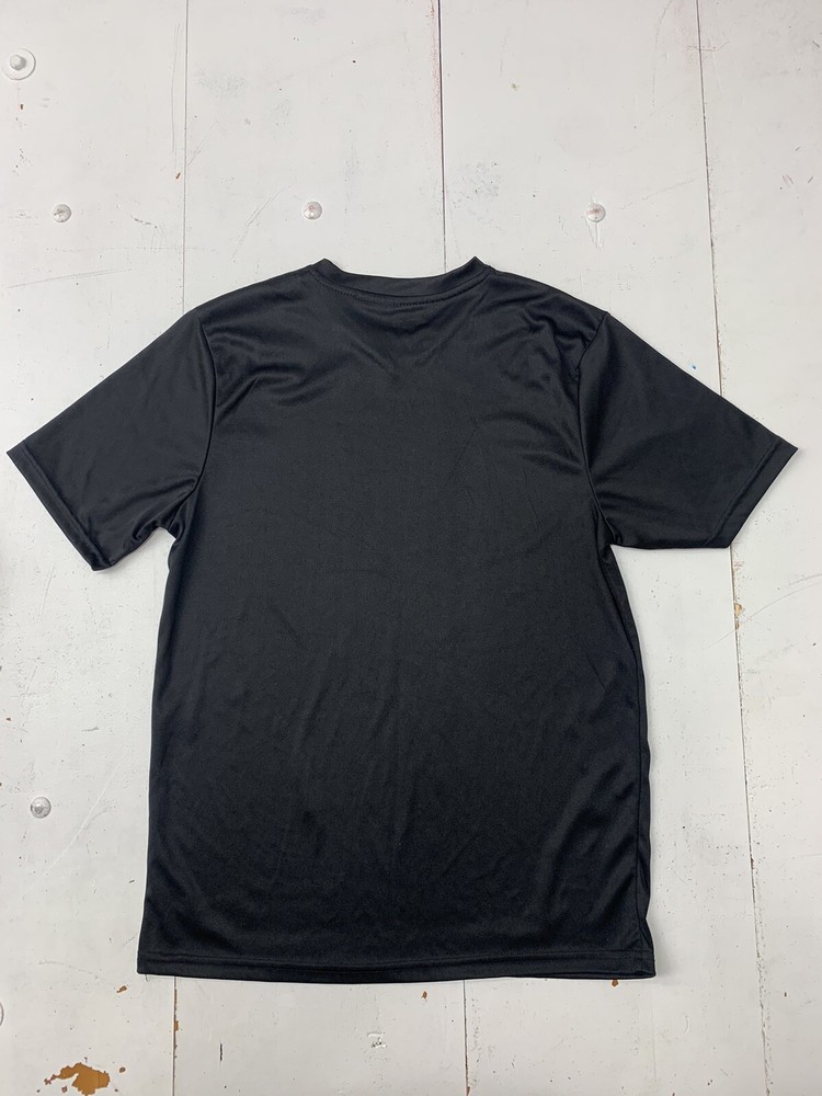Essential Elements Womens Black Short Sleeve Scrub Top Size Large