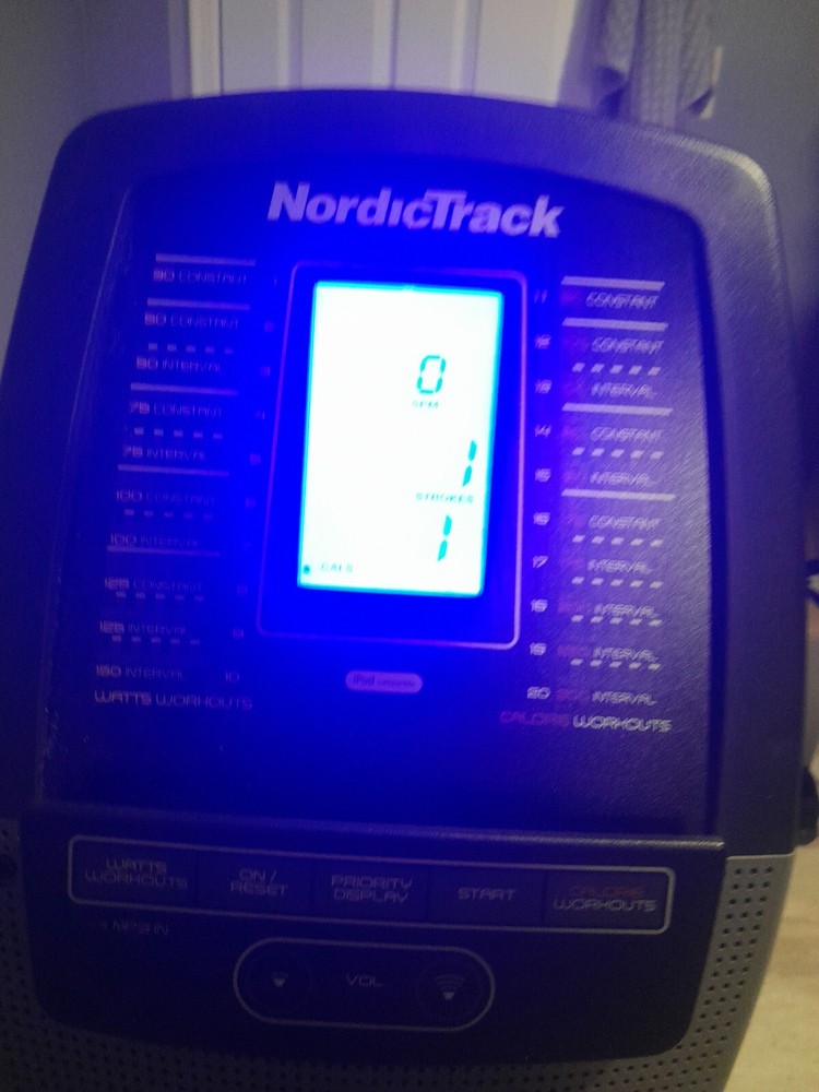 Nordic track rowing machine used