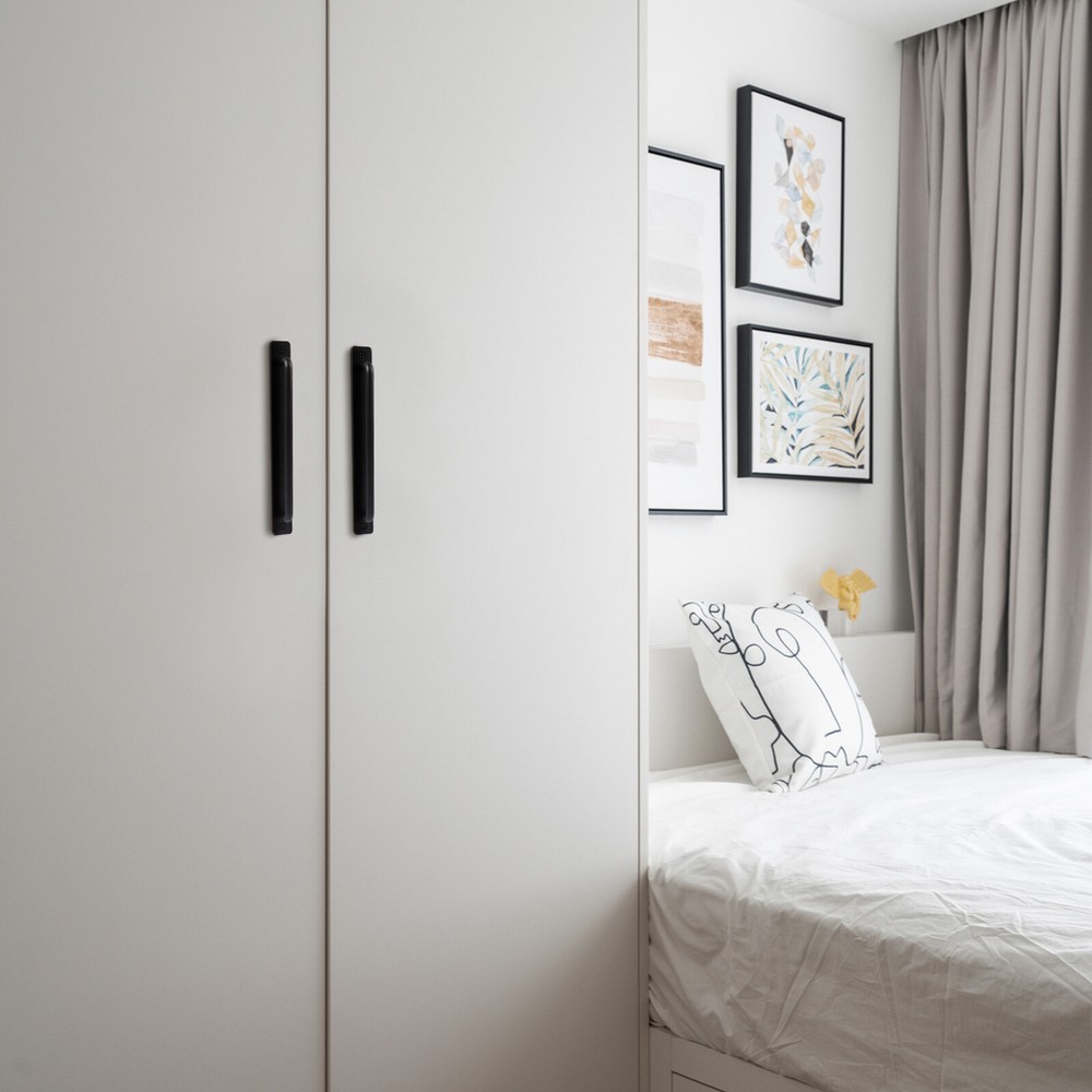 2Pcs Heavy Duty Alloy Sliding Barn Door Handle Pull Flush Hardware Drawer Pulls