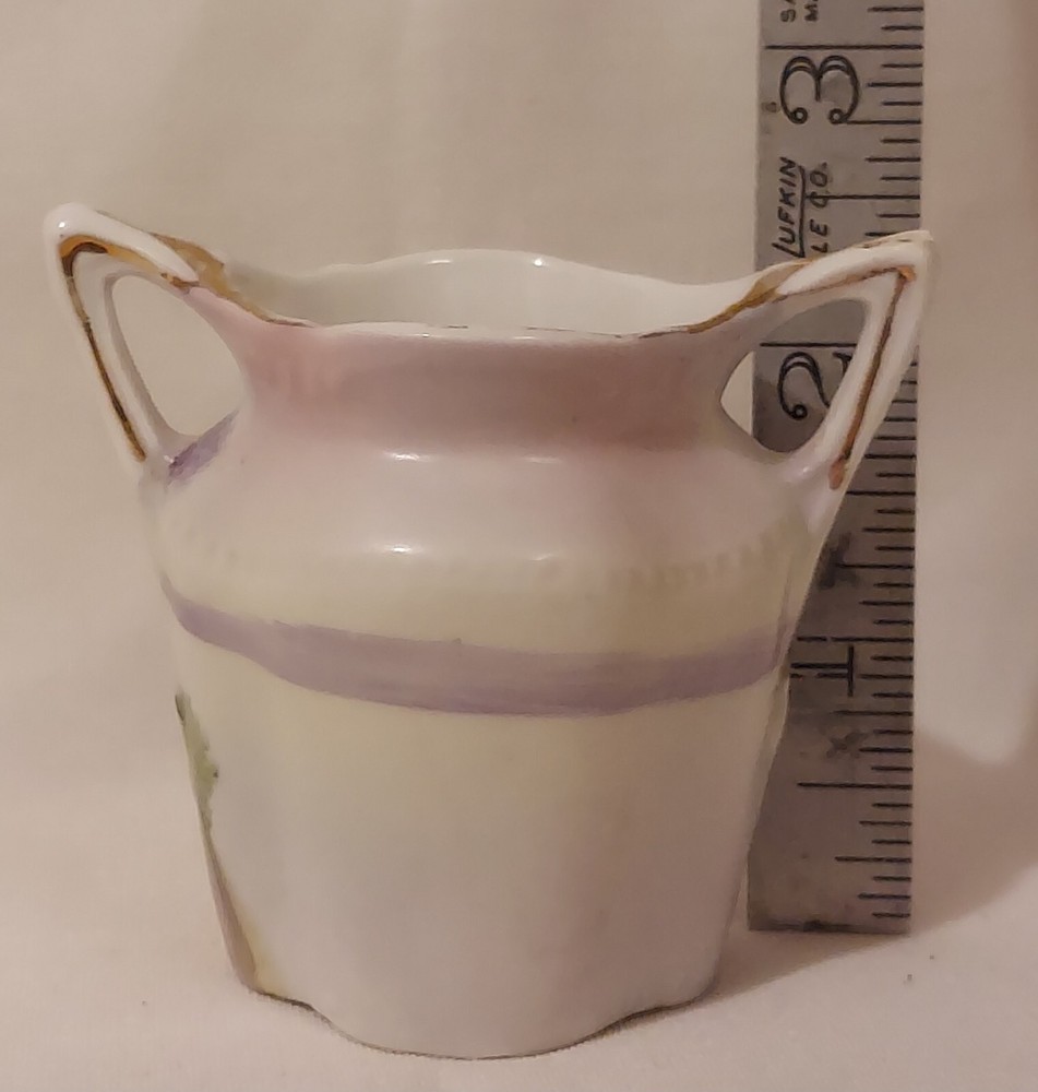 Hand Painted Nippon Two Handled Open Sugar
