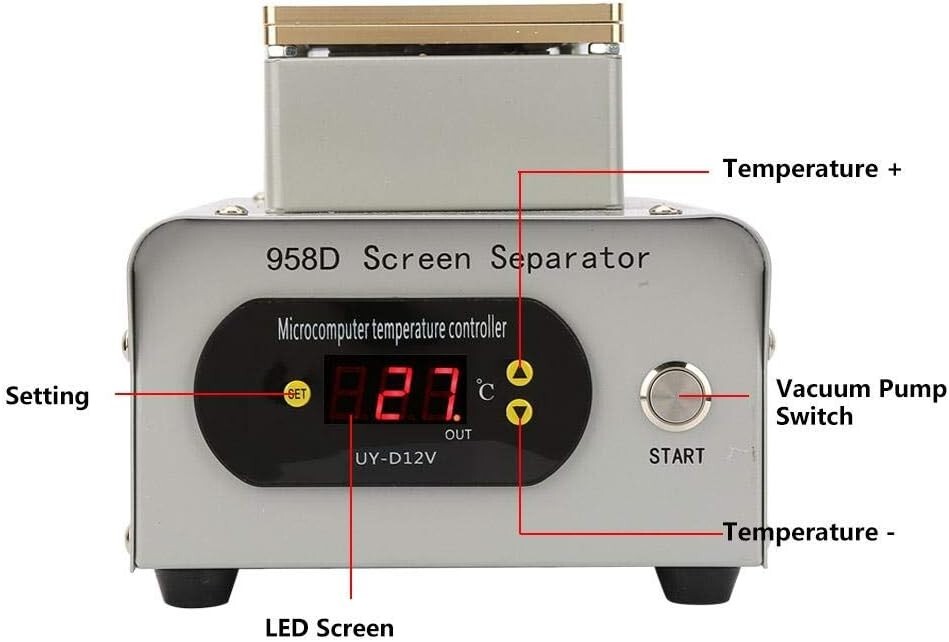 NEW 948D SCREEN SEPARATOR TOOL TEMPERATURE CONTROLLER UY-D12V for IPHONE