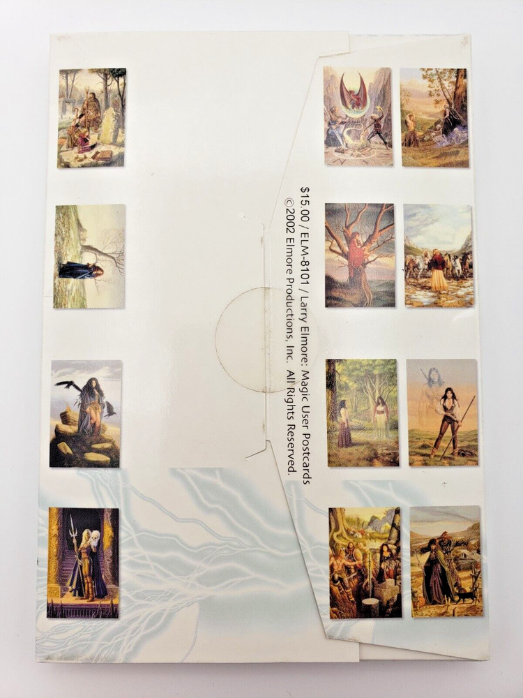 Elmore Postcards Magic Users, Signed by Larry Elmore! New, Dungeons and Dragons