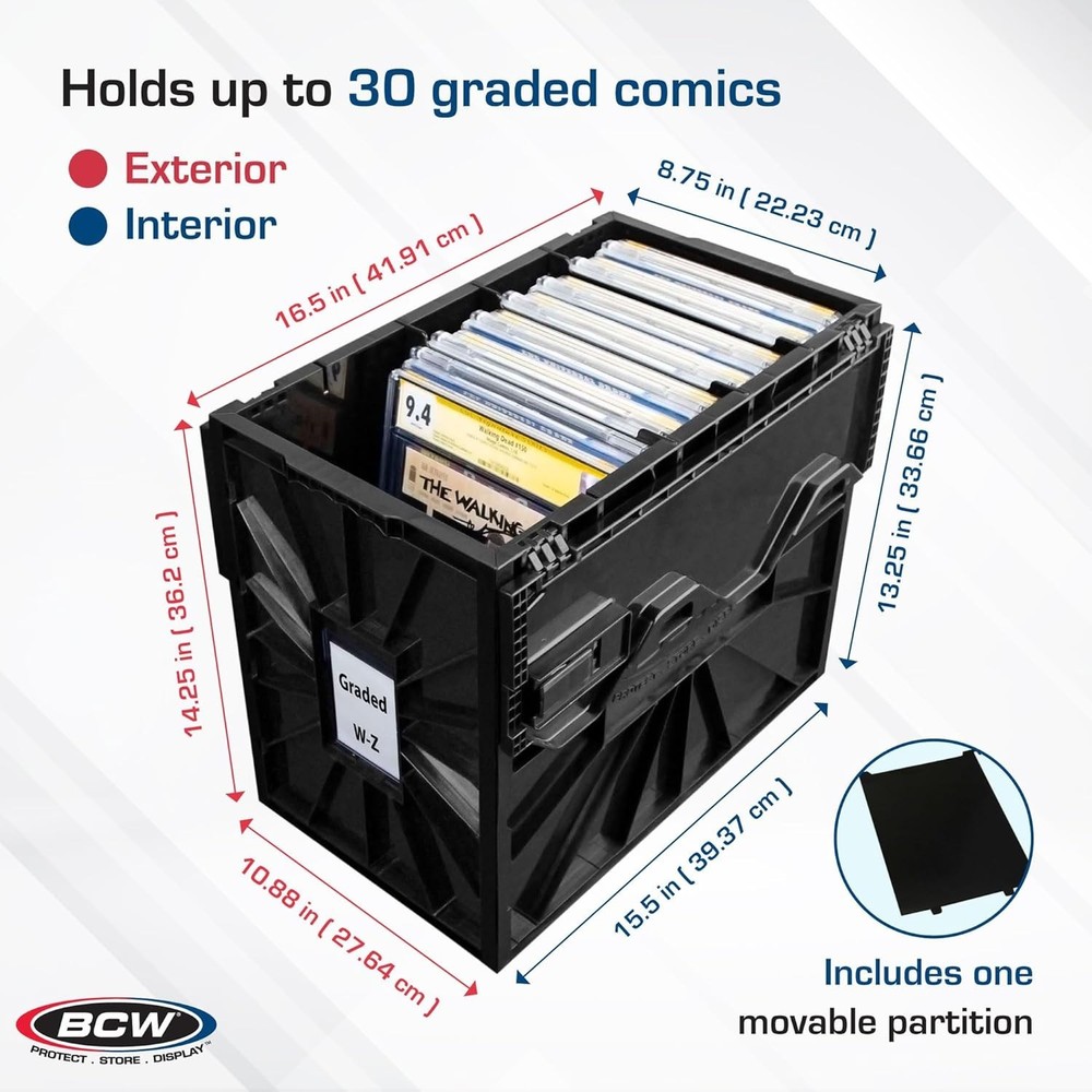 Professional Graded Comic Book Organizer - 30 Comics-