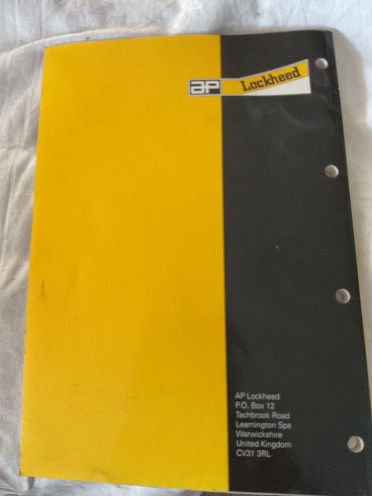 Application Catalogue LOCKHEED . 1996 radiator caps and thermostats