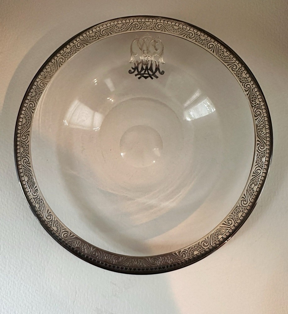 12 Sterling Marked Old Monogrammed Hand Made Bowls
