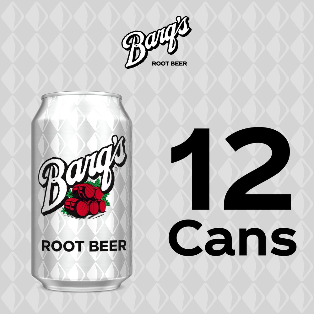 Barq's Root Beer Soda Pop, 12 fl oz, 12 Pack Cans