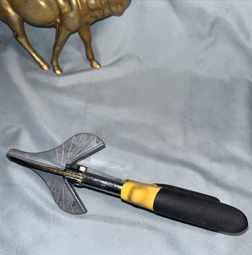 Adjustable Multi-Angle Miter Shears - Safe Cutting for Plastic, PVC & Trim Work