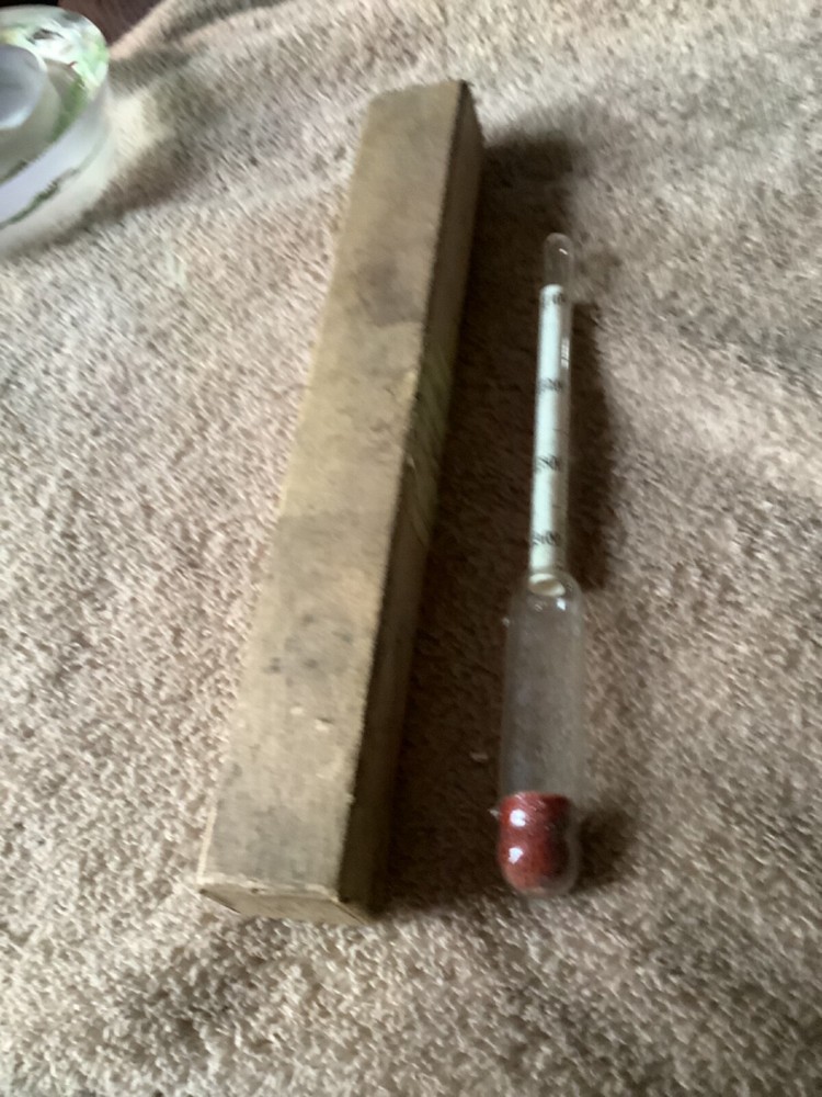 VINTAGE HYDROMETER 1100-1400 ORIGINAL BOX SCIENTIFIC