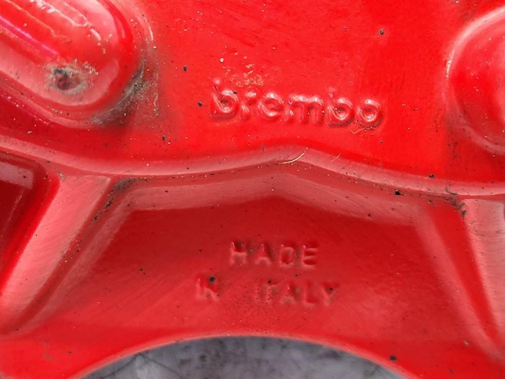 ✅ 2012-2020 OEM Tesla Model S Front Left Driver Side Brake Caliper Brembo Red
