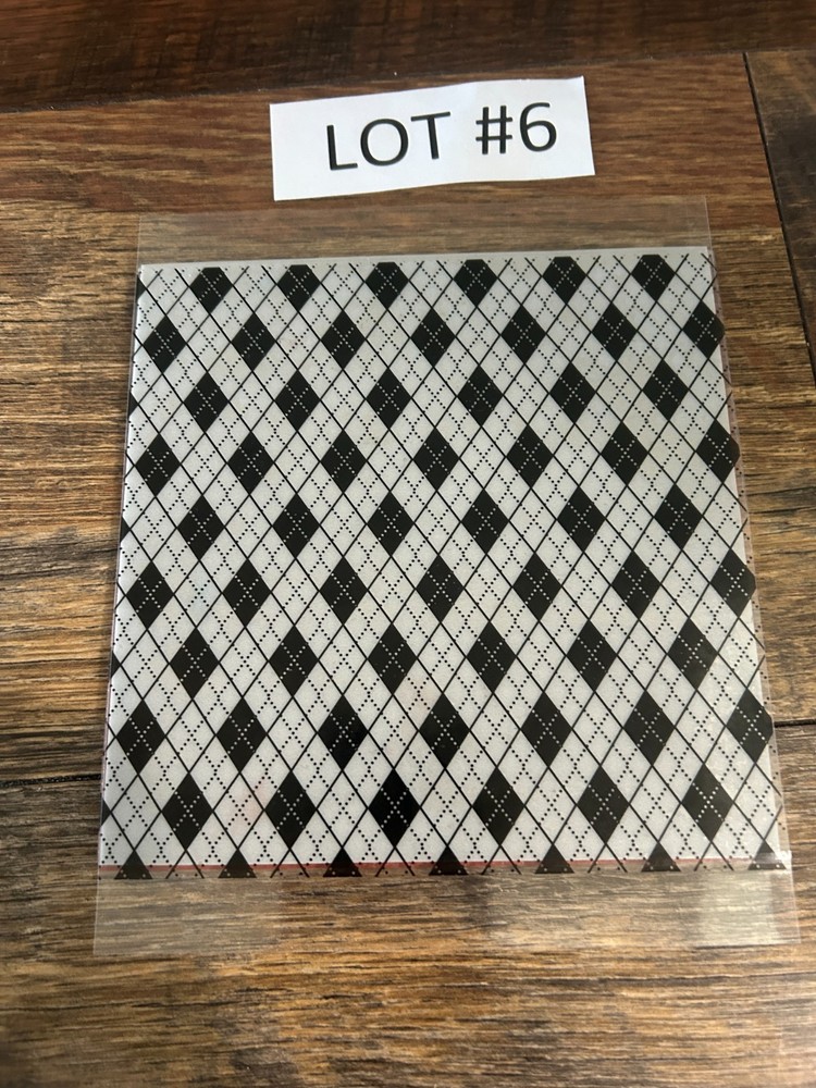 Six 6X6 Stamps - CARD MAKING SCRAPBOOKING