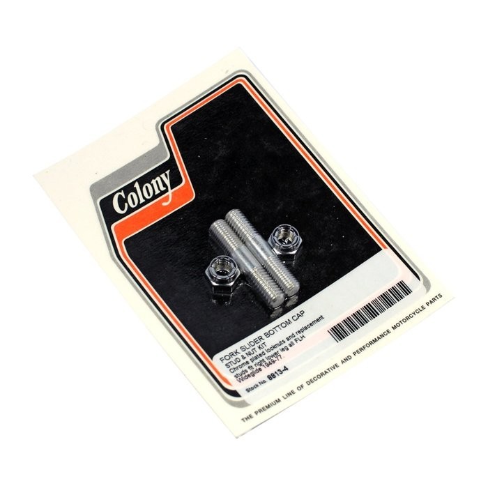 Harley Davidson Fork Axle Cap Stud Set Shovel FL 1949-E1977 45840-48
