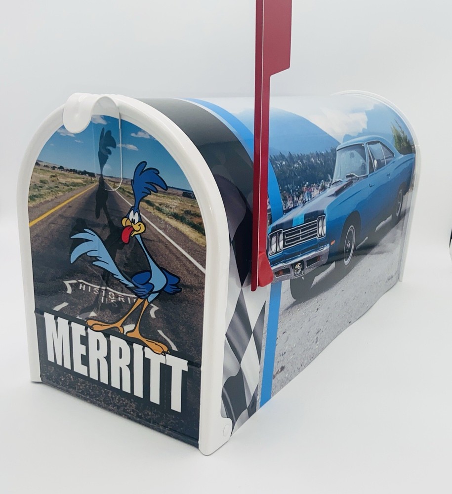 Roadrunner Custom Mailbox, Gift for dad, Personalized gift for Mom,