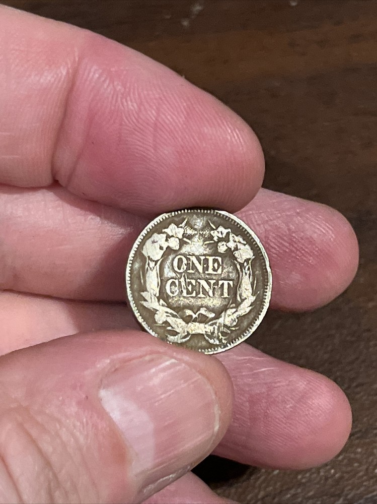 1858 Large Letters Flying Eagle Cent