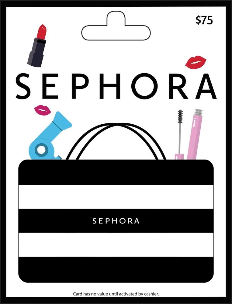 Sephora Physical Gift Card - $75