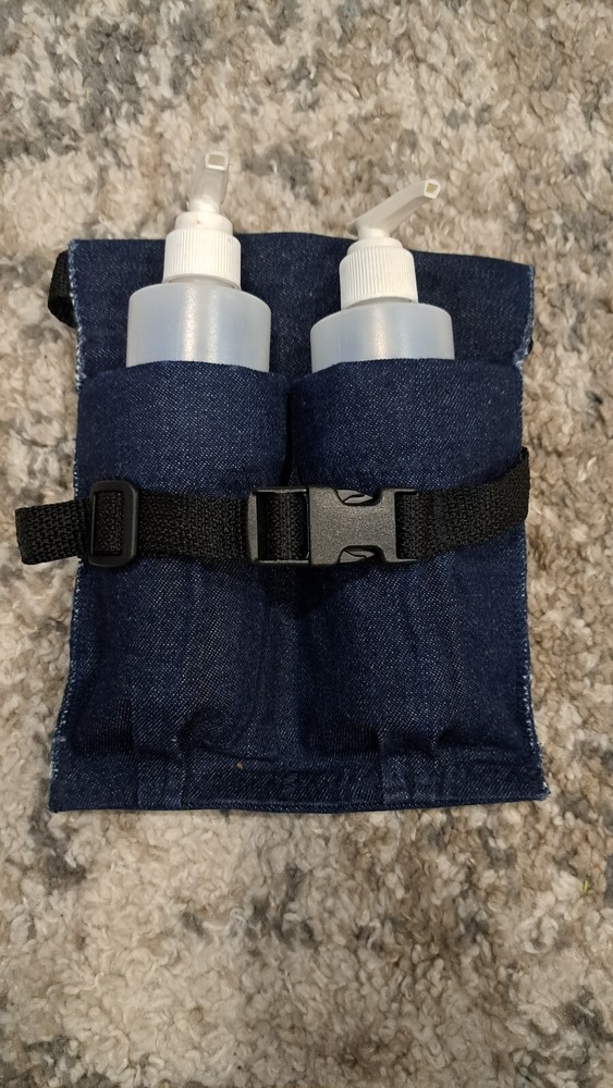 New Handmade Double Massage Holster W/ Pump bottles