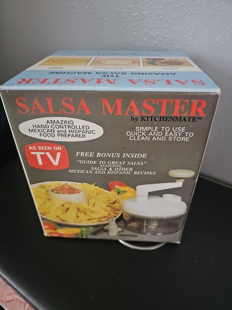 Salsa Master by Kitchenmate | Salsa Maker | As Seen On TV Manual Food Processor