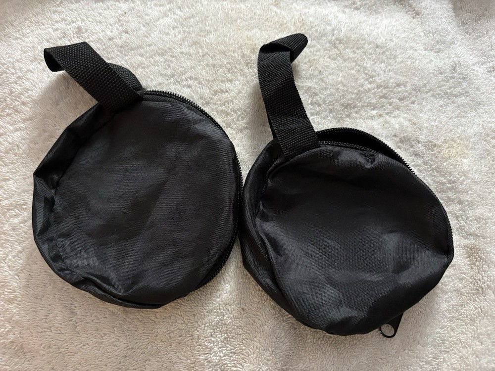 One Angler & 2 Unbranded Portable Speedlight Softbox Flash Diffuser Nylon Bags