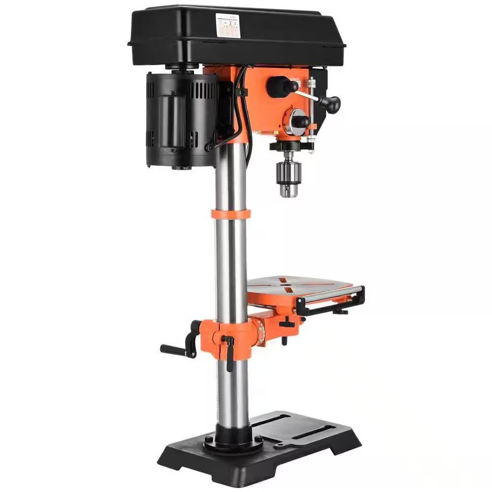 Benchtop Drill Press, Variable Speed Cast Iron Bench Drill Press, 12 In. Swing D