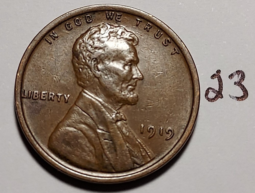 1919 Lincoln Wheat Cent   #23