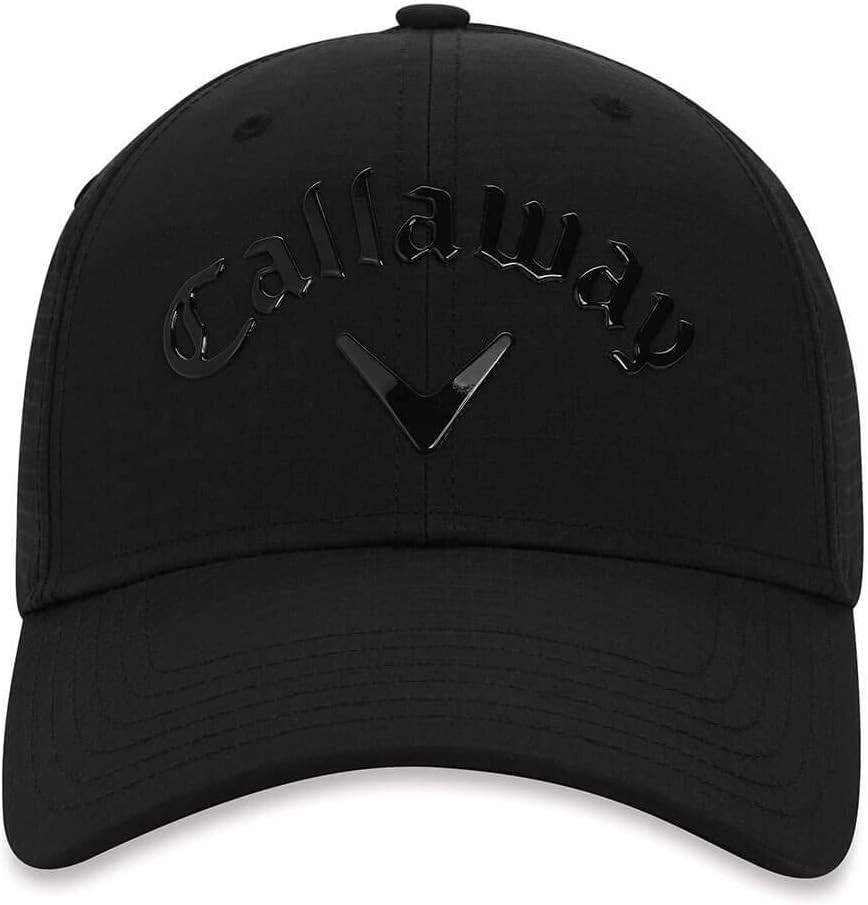 Callaway Golf Liquid Metal Adjustable Hat, Adjustable, Black/ Black/ Silver