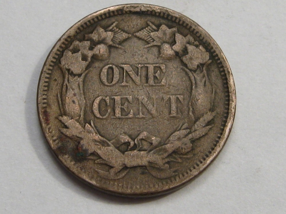 1858 SL Small Letters Flying Eagle Cent Penny. #41