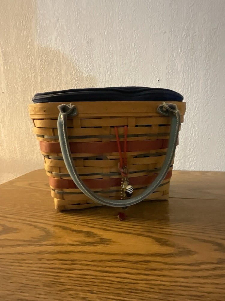Longaberger "American Celebration" Medium Boardwalk Basket