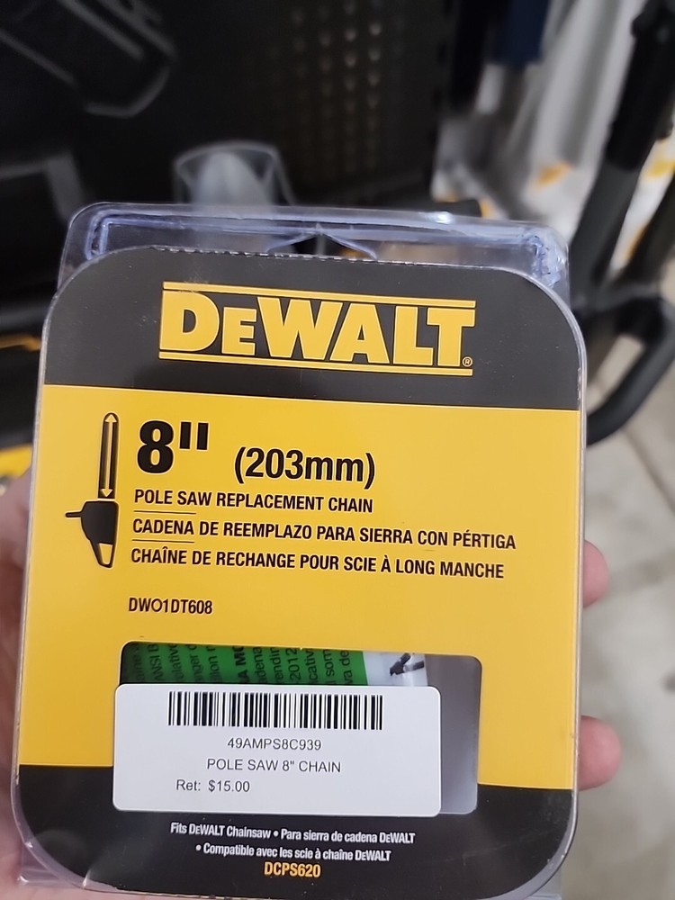 Dewalt 8In Pole Saw Chain Replacement
