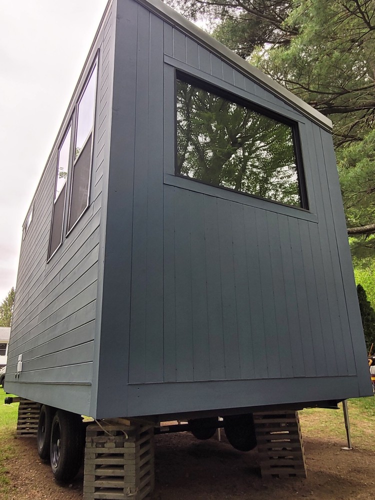Tiny Home on Wheels, 8x24 Trailer with Hookups, Sleeping Loft