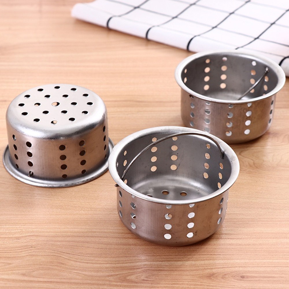 5 Pcs Kitchen Drain Strainer Sink Mesh Net Basin Filter Basket for
