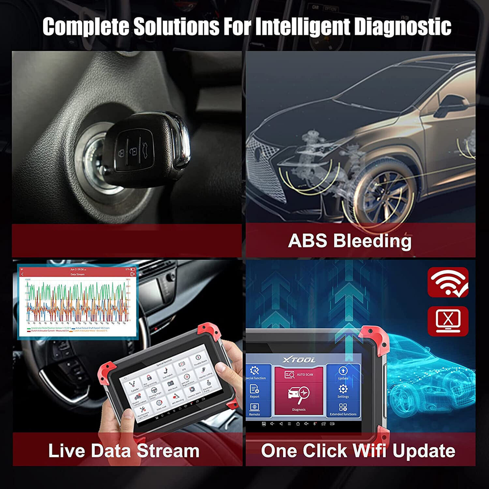 XTOOL D7 Bidirectional OBD2 Auto Car Diagnostic Full Systems Scanner E.CU Coding