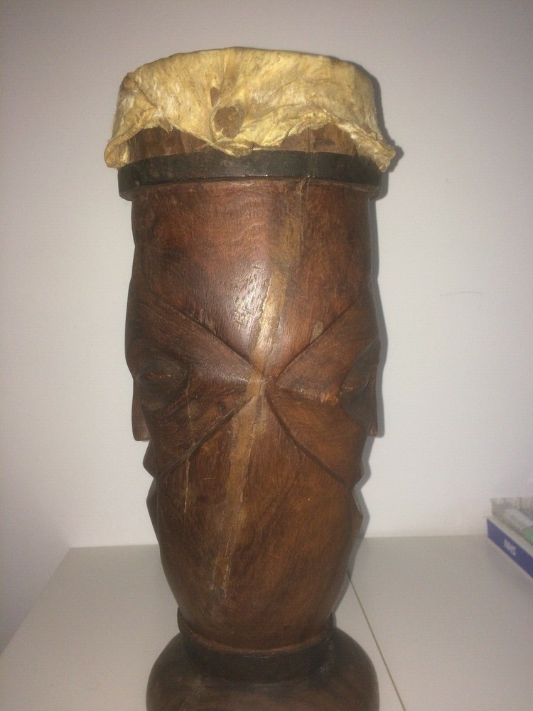 Authentic African Drum musical instrument