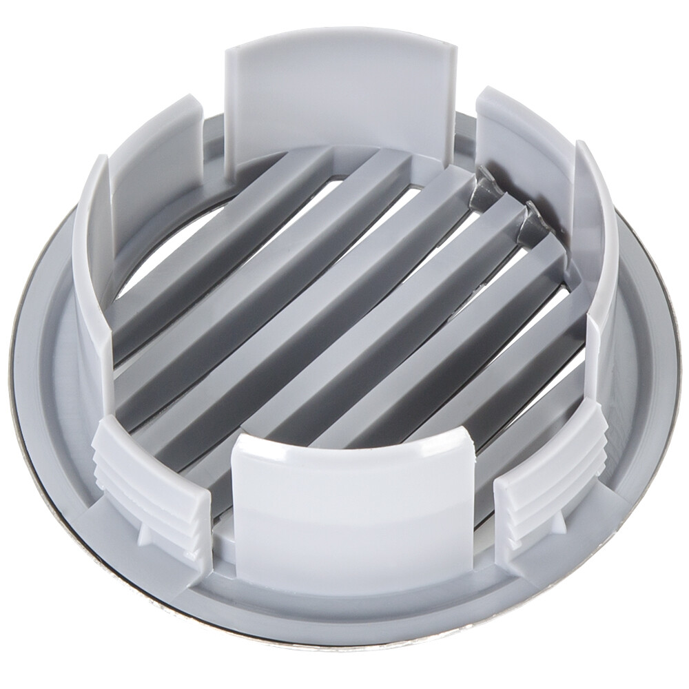BOAT 3" DOMED CHROME SWIM PLATFORM DECK VENT DRAIN GRILL REPLACE