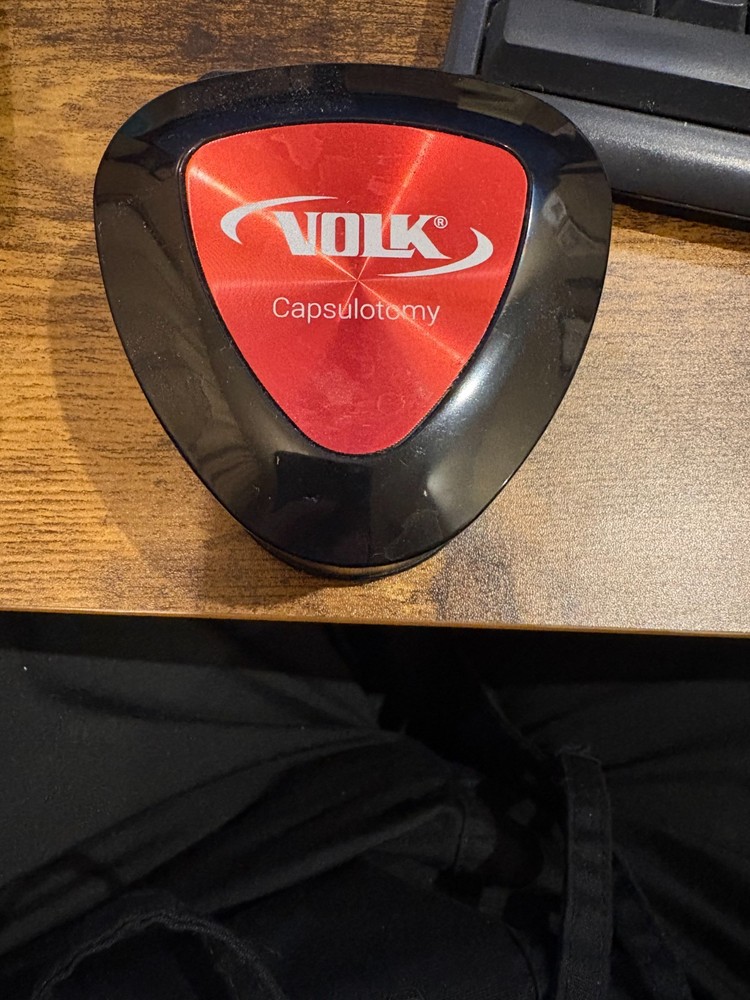Volk Double aspheric Capsulotomy Lens with case