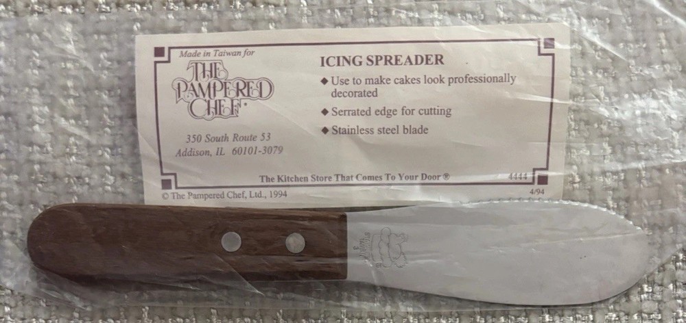 Pampered Chef Icing Spreader 1642 Vintage 1994