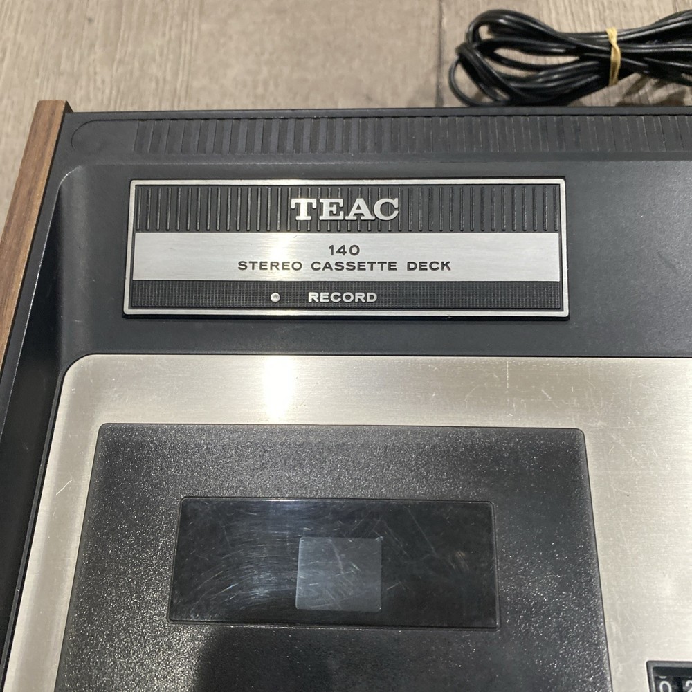 TEAC 140 Stereo Cassette Deck - Good Working Condition