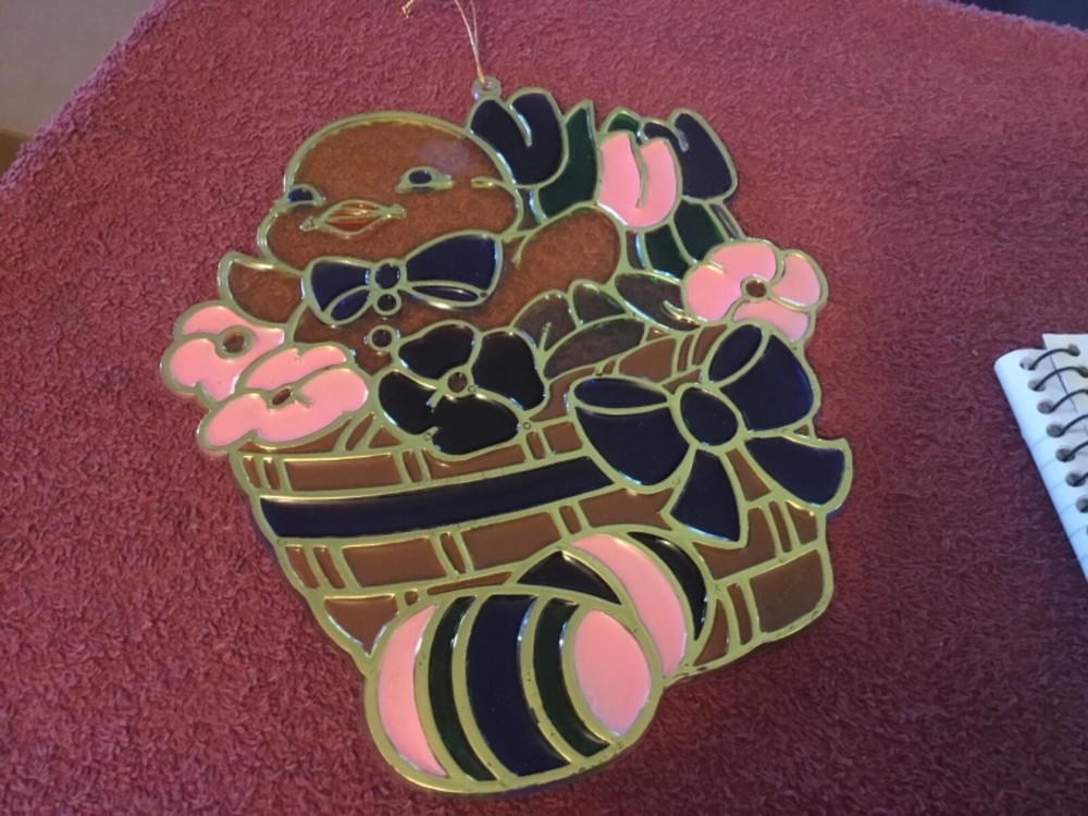 Plastic Easter Suncatcher