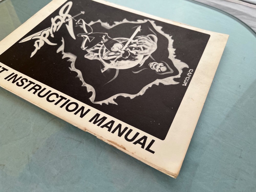 Strider Arcade Kit Instruction Manual New Game Package